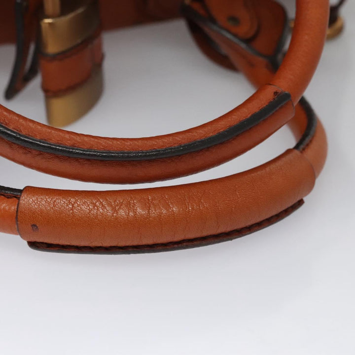 Chloe Paddington Hand Bag Leather Brown am7673