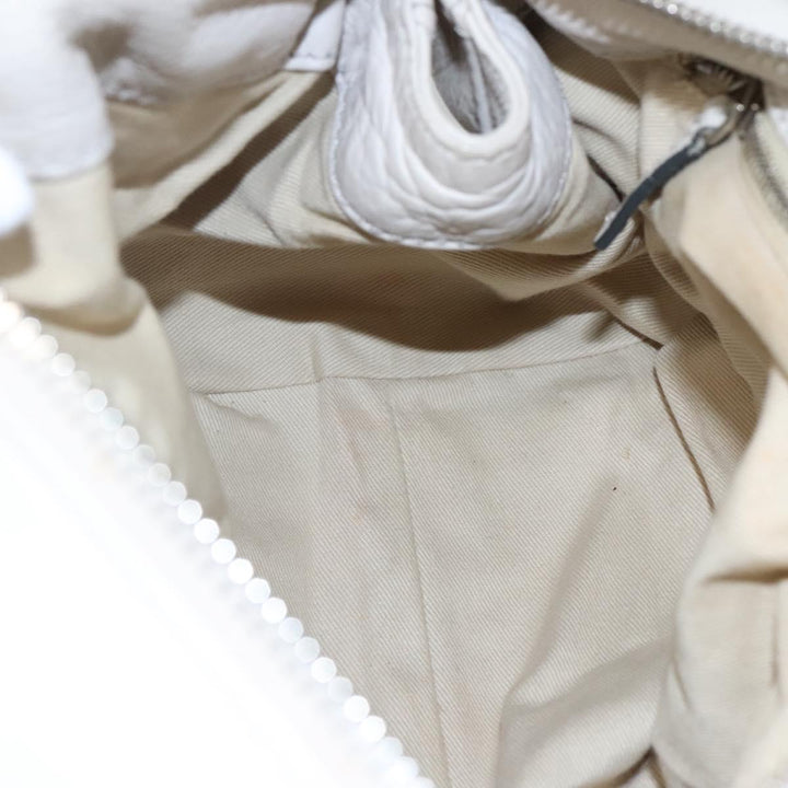 Chloe Paddington Hand Bag Leather White am7675