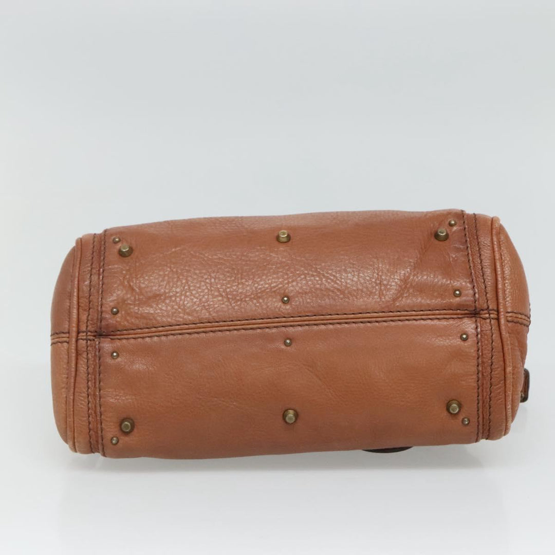 Chloe Paddington mini Hand Bag Leather Brown am7695