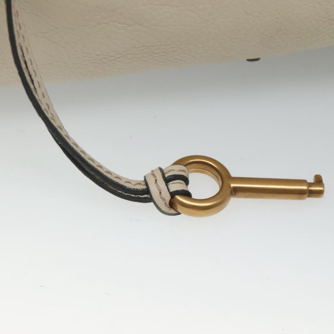 Chloe Paddington Hand Bag Leather White am7696