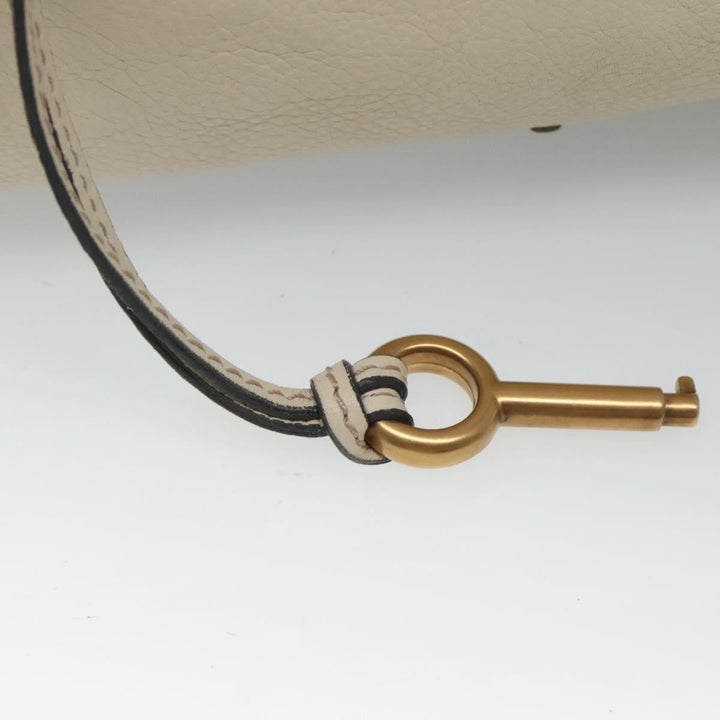 Chloe Paddington Hand Bag Leather White am7696