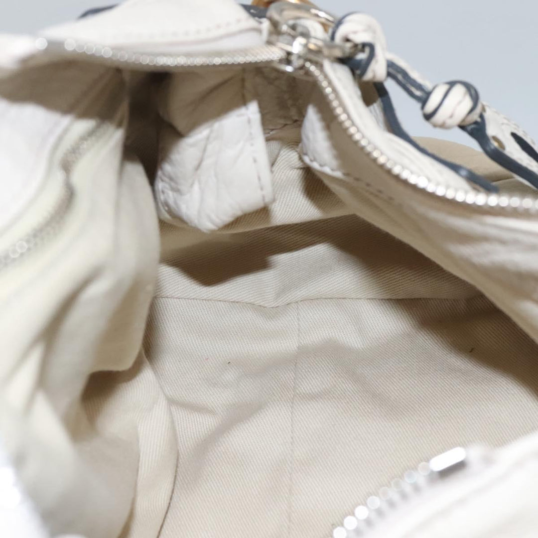 Chloe Paddington Hand Bag Leather White am7696