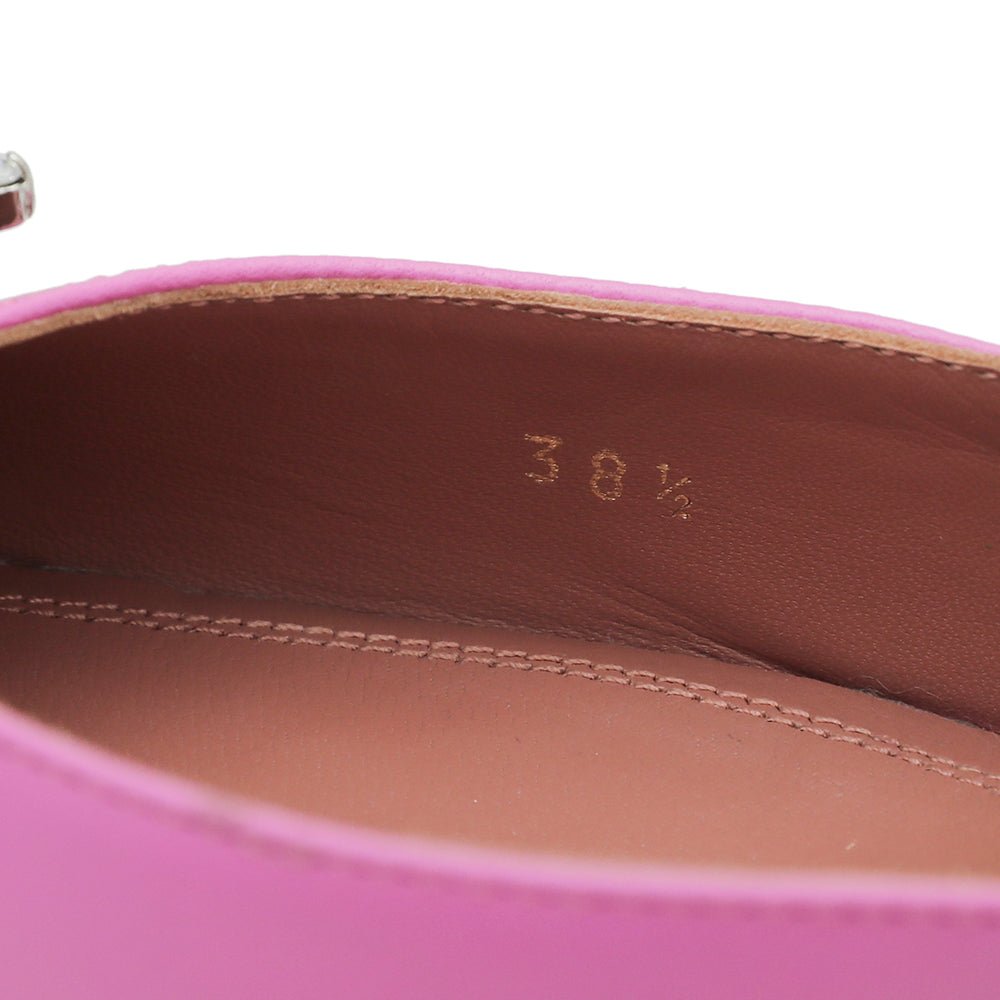 Amina Muaddi Pink Begum Slingback 38.5