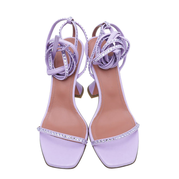 Amina Muaddi Unicorn Crystal Sandals 35