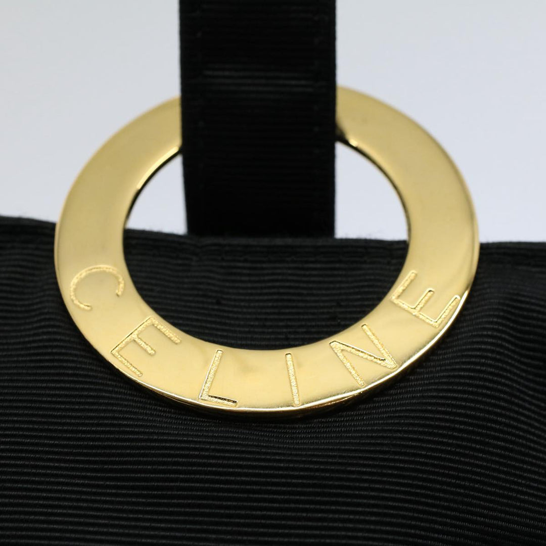 Celine Circle Pouch Nylon Black  ar10146B