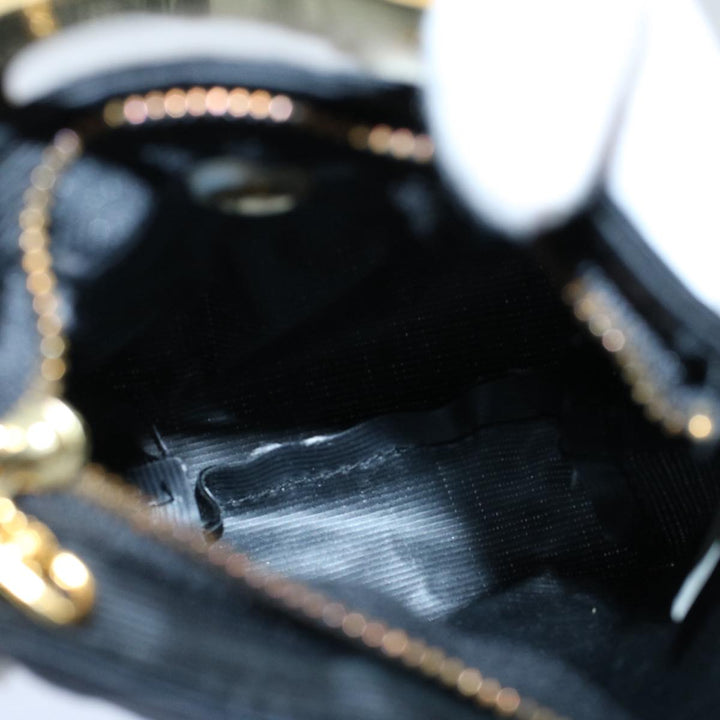 Celine Circle Pouch Nylon Black  ar10146B