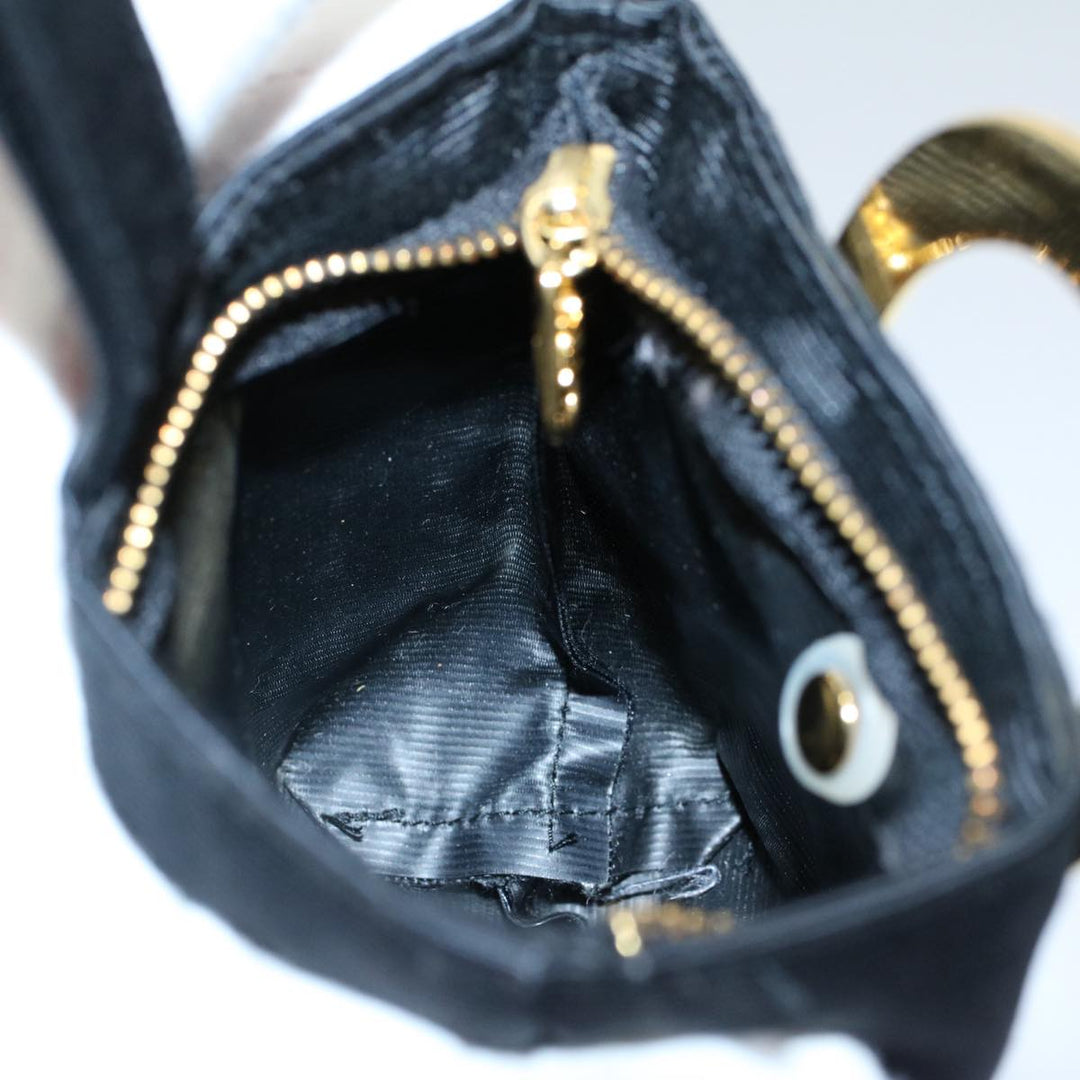 Celine Circle Pouch Nylon Black  ar10146B