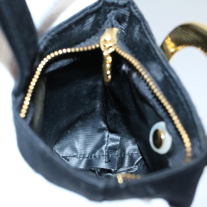Celine Circle Pouch Nylon Black  ar10146B