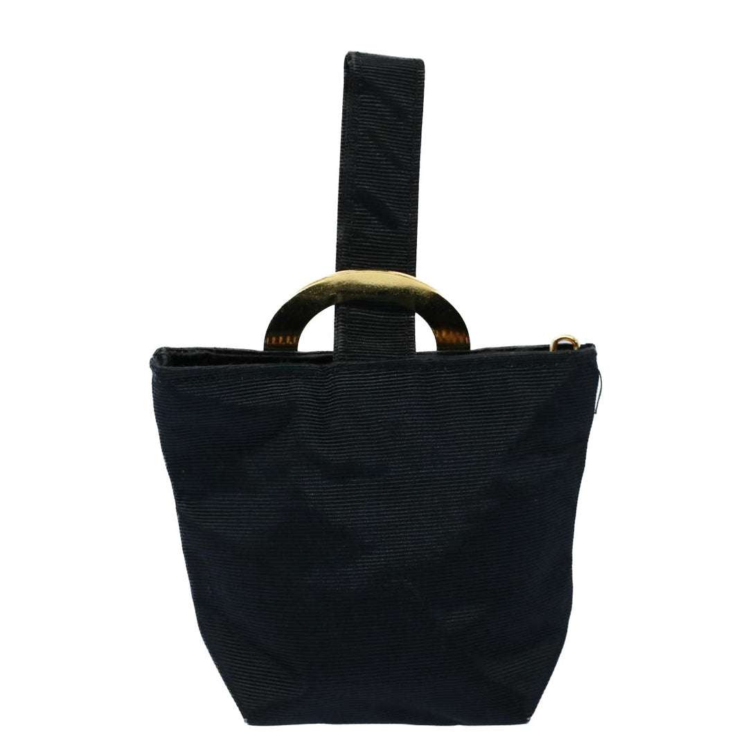 Celine Circle Pouch Nylon Black  ar10146B
