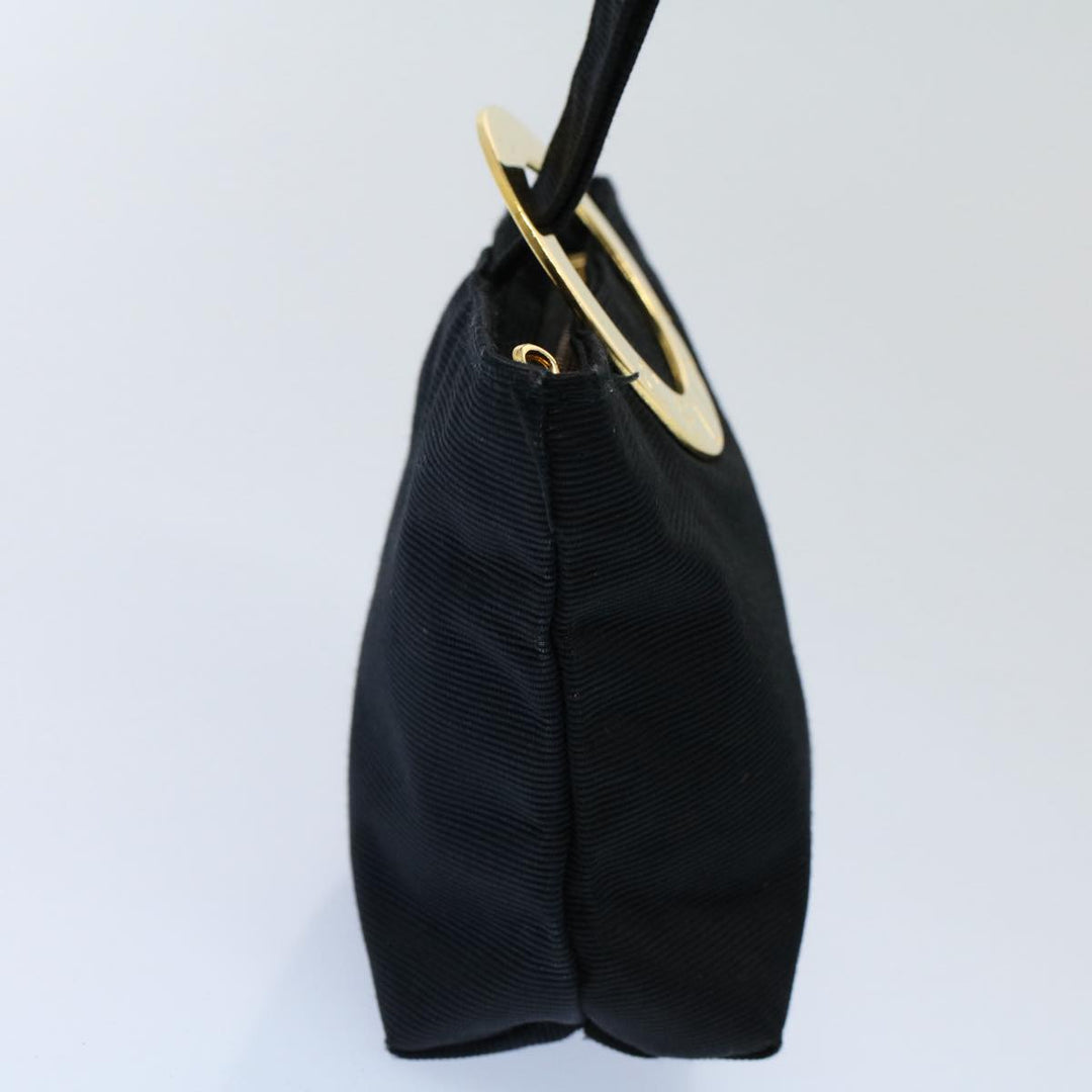 Celine Circle Pouch Nylon Black  ar10146B