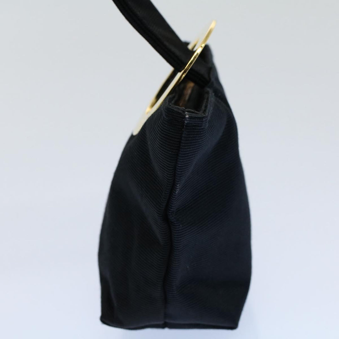 Celine Circle Pouch Nylon Black  ar10146B
