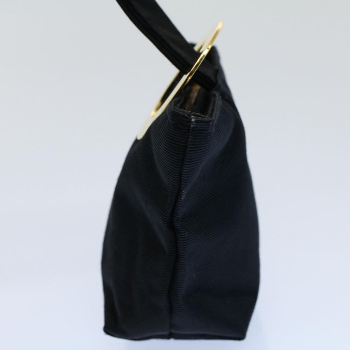 Celine Circle Pouch Nylon Black  ar10146B