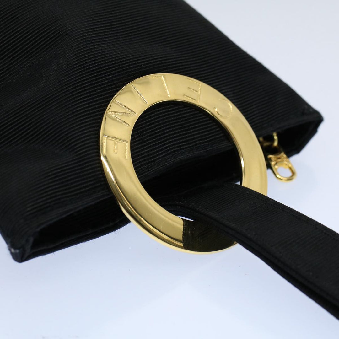 Celine Circle Pouch Nylon Black  ar10146B