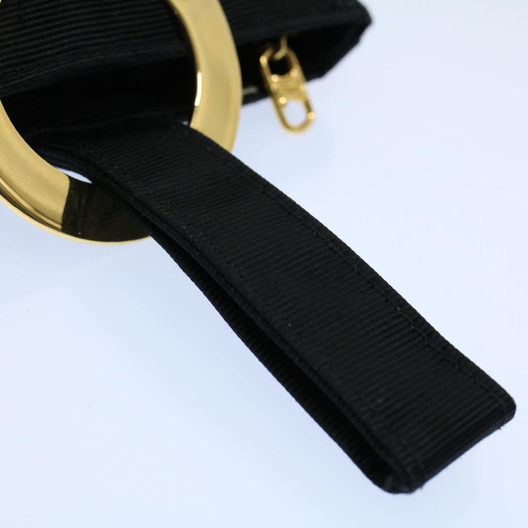 Celine Circle Pouch Nylon Black  ar10146B