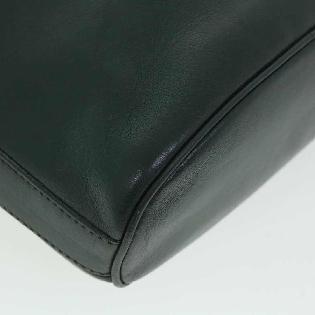 Celine Shoulder Bag Leather Green  ar10370B