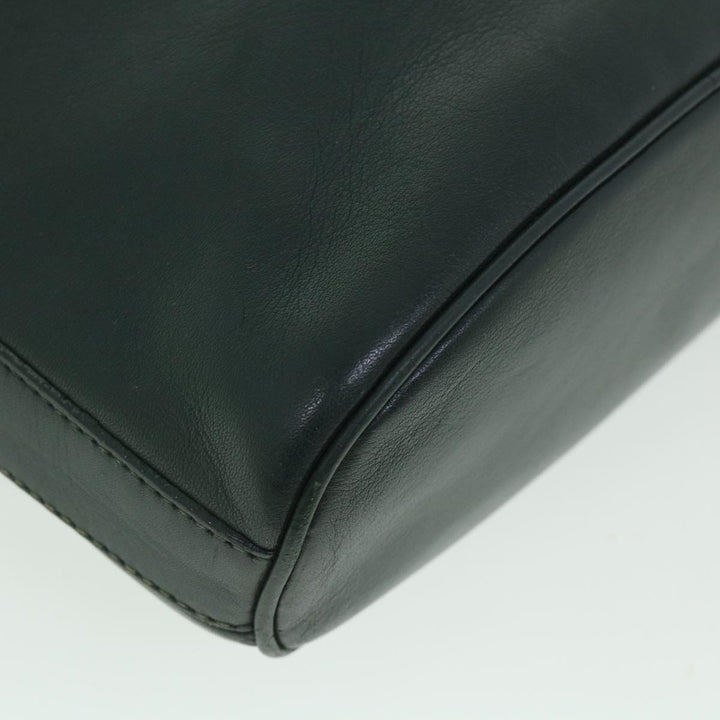 Celine Shoulder Bag Leather Green  ar10370B