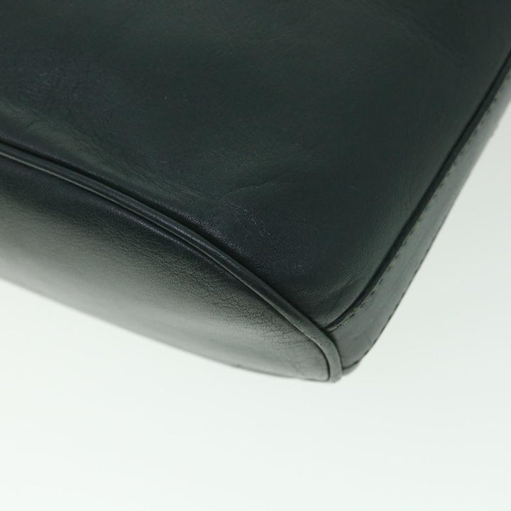 Celine Shoulder Bag Leather Green  ar10370B