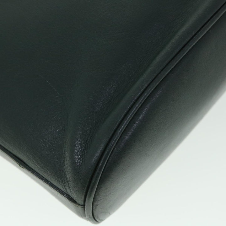 Celine Shoulder Bag Leather Green  ar10370B