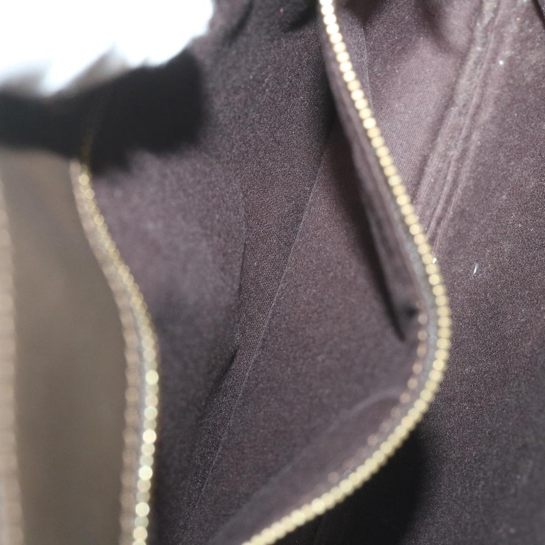 Celine C Macadam Canvas Shoulder Bag Brown Auth ar10416