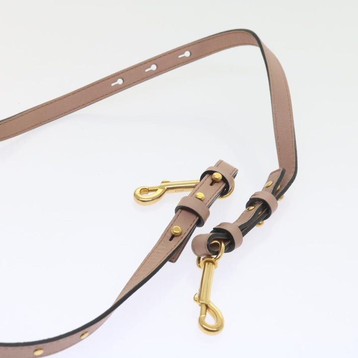 Chloe Etel Hand Bag Leather 2way Pink 04 12 50 65 ar10714
