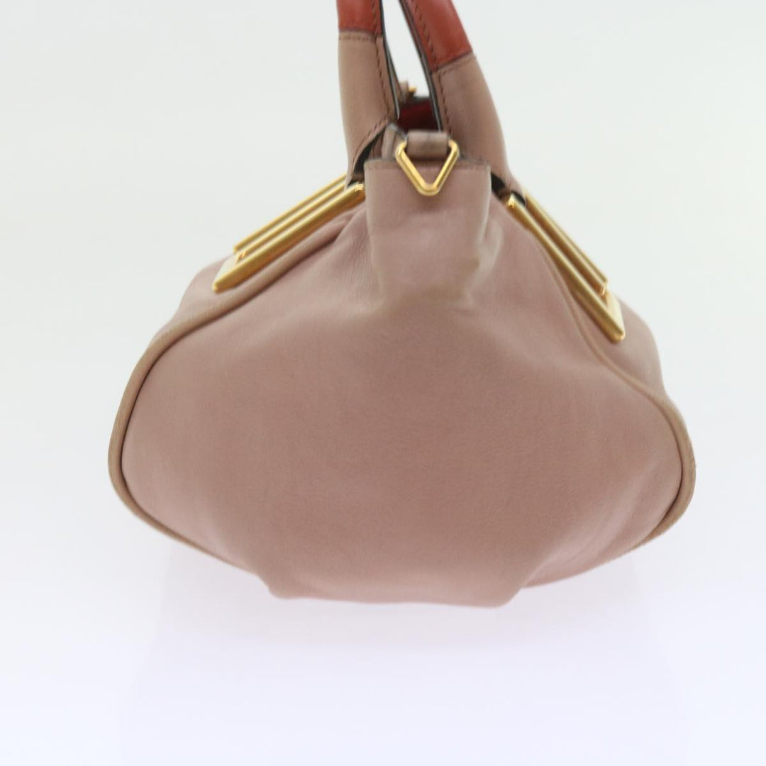 Chloe Etel Hand Bag Leather 2way Pink 04 12 50 65 ar10714