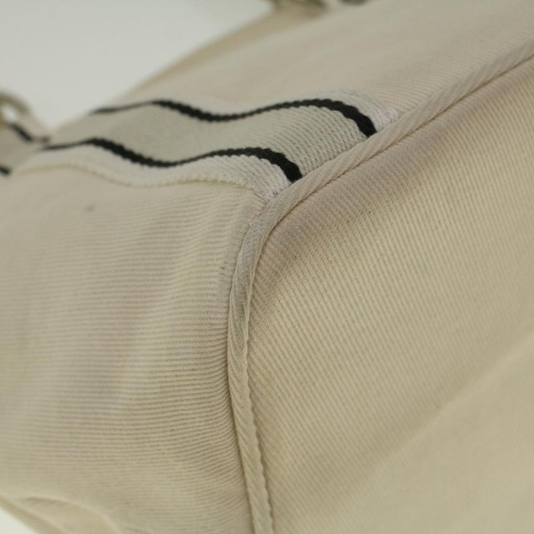 Burberry Blue Label Tote Bag Canvas Beige Auth ar10721