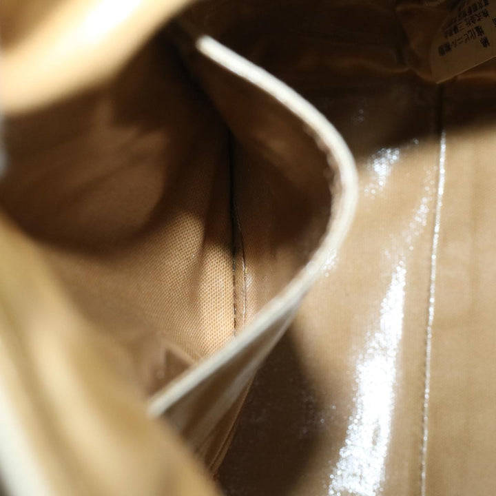 Burberry Blue Label Tote Bag Canvas Beige Auth ar10721