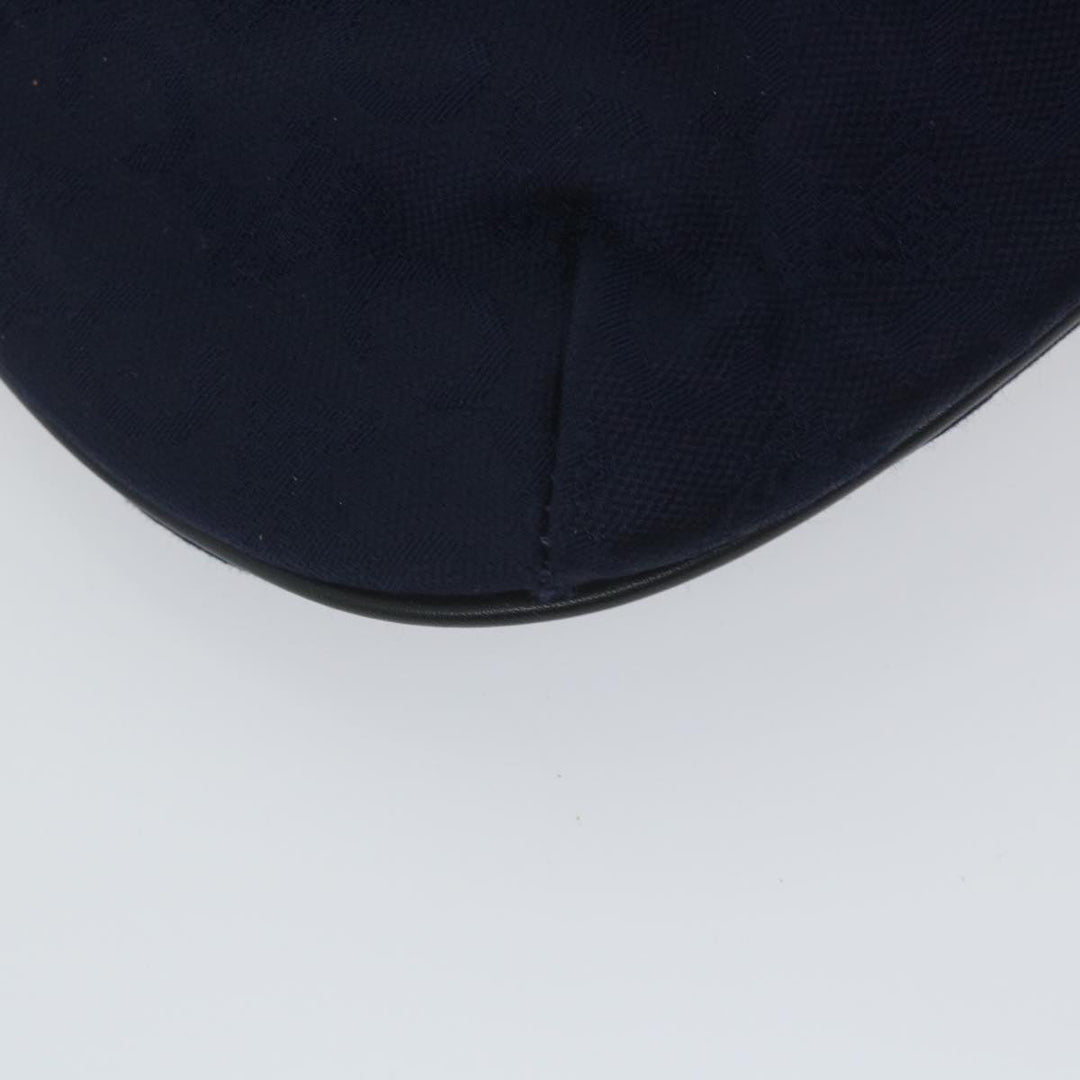 Celine C Macadam Canvas Hand Bag Navy Auth ar10793
