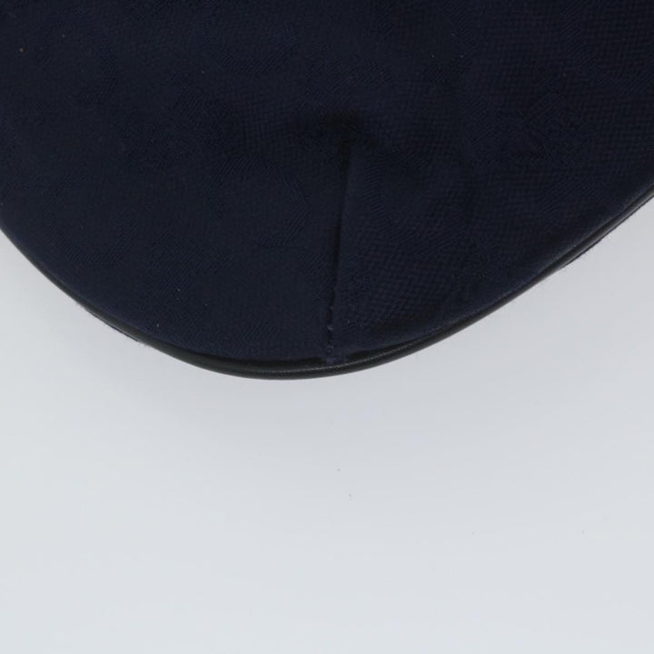 Celine C Macadam Canvas Hand Bag Navy Auth ar10793