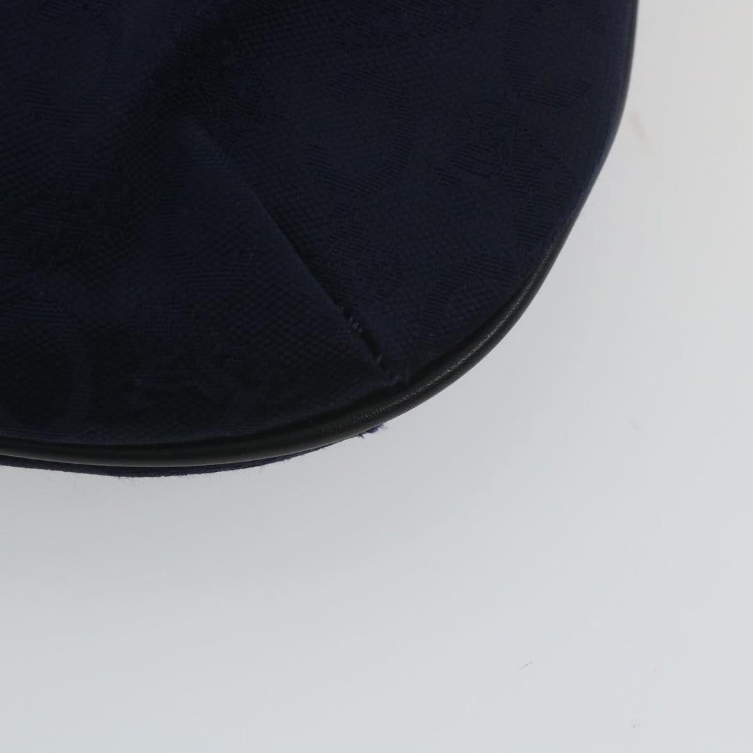 Celine C Macadam Canvas Hand Bag Navy Auth ar10793