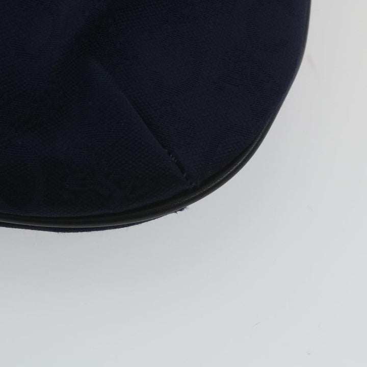 Celine C Macadam Canvas Hand Bag Navy Auth ar10793