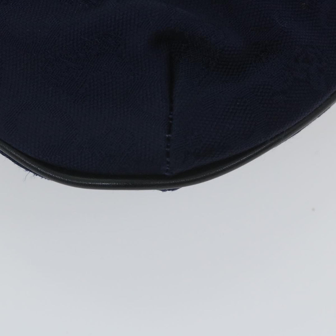 Celine C Macadam Canvas Hand Bag Navy Auth ar10793