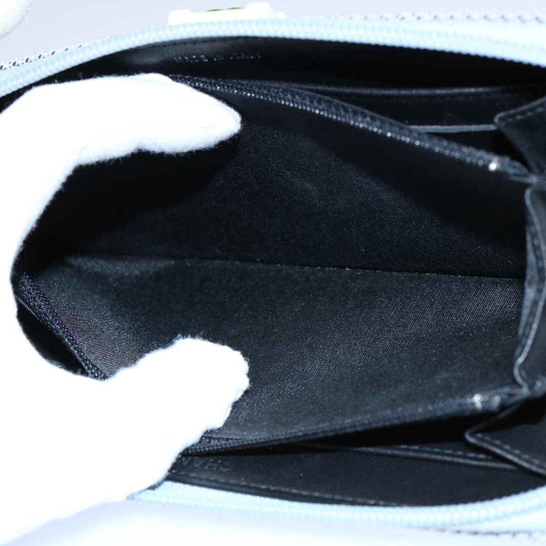Chanel Boy  Matelasse Wallet Nylon Black CC Auth ar10980B