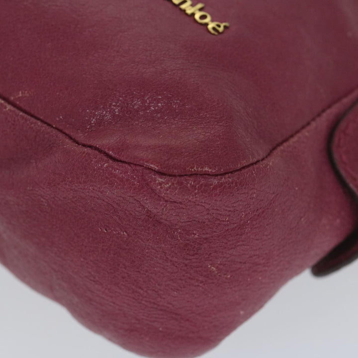 Chloe Shoulder Bag Leather Pink 01 12 51 65 5955 ar11011