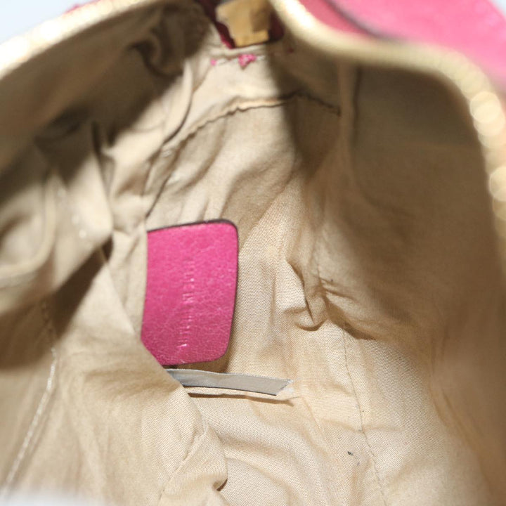 Chloe Shoulder Bag Leather Pink 01 12 51 65 5955 ar11011
