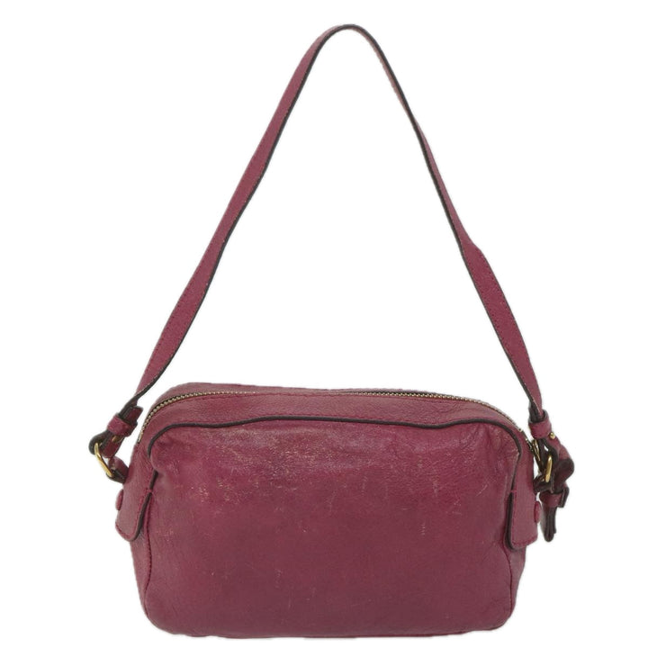 Chloe Shoulder Bag Leather Pink 01 12 51 65 5955 ar11011