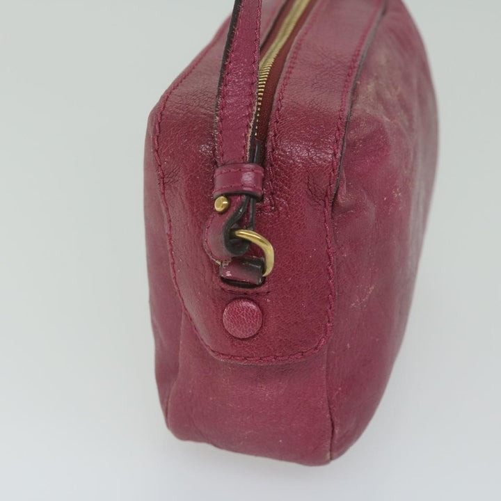 Chloe Shoulder Bag Leather Pink 01 12 51 65 5955 ar11011
