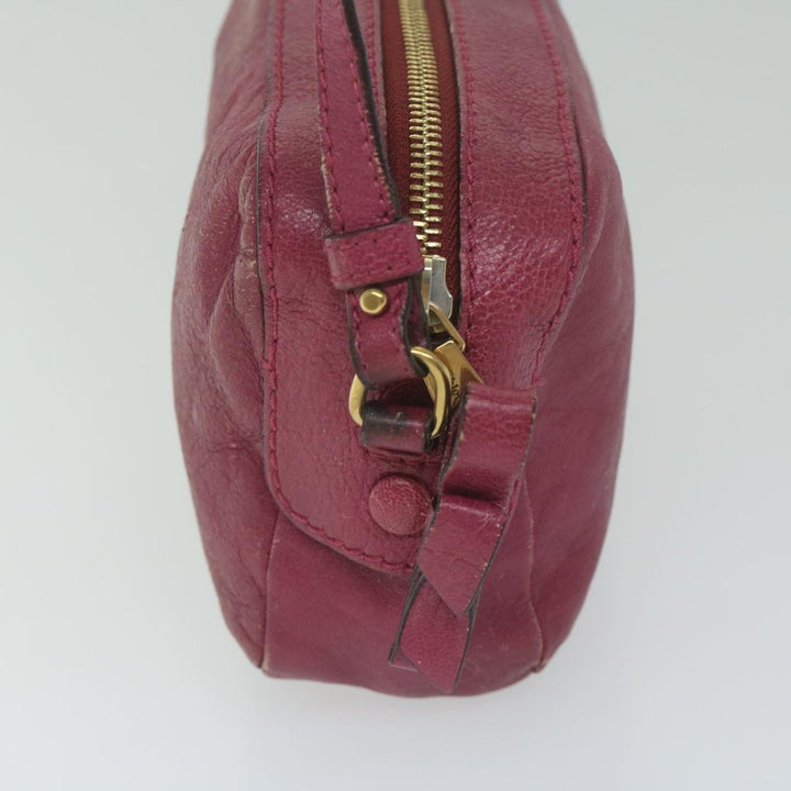 Chloe Shoulder Bag Leather Pink 01 12 51 65 5955 ar11011