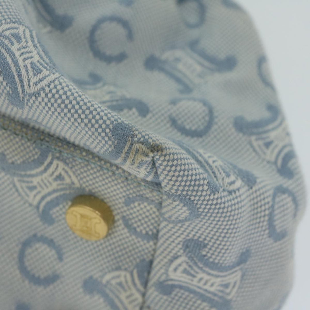 Celine Paris Macadam Canvas Hand Bag Blue  ar11152B