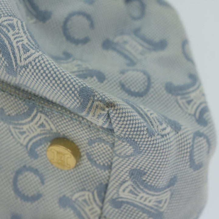 Celine Paris Macadam Canvas Hand Bag Blue  ar11152B