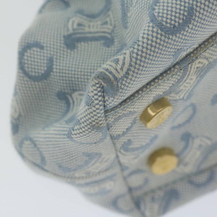 Celine Paris Macadam Canvas Hand Bag Blue  ar11152B