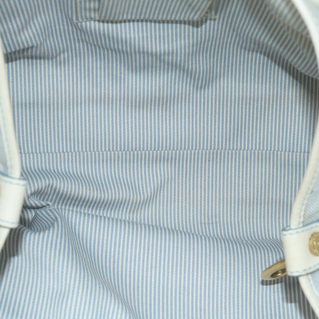 Celine Paris Macadam Canvas Hand Bag Blue  ar11152B