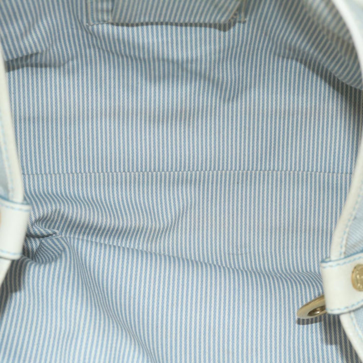 Celine Paris Macadam Canvas Hand Bag Blue  ar11152B