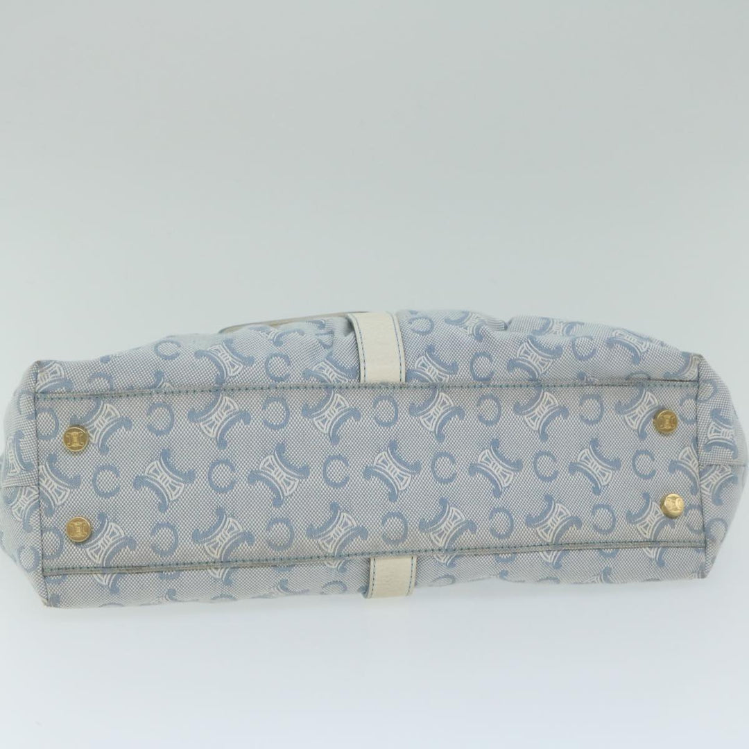 Celine Paris Macadam Canvas Hand Bag Blue  ar11152B