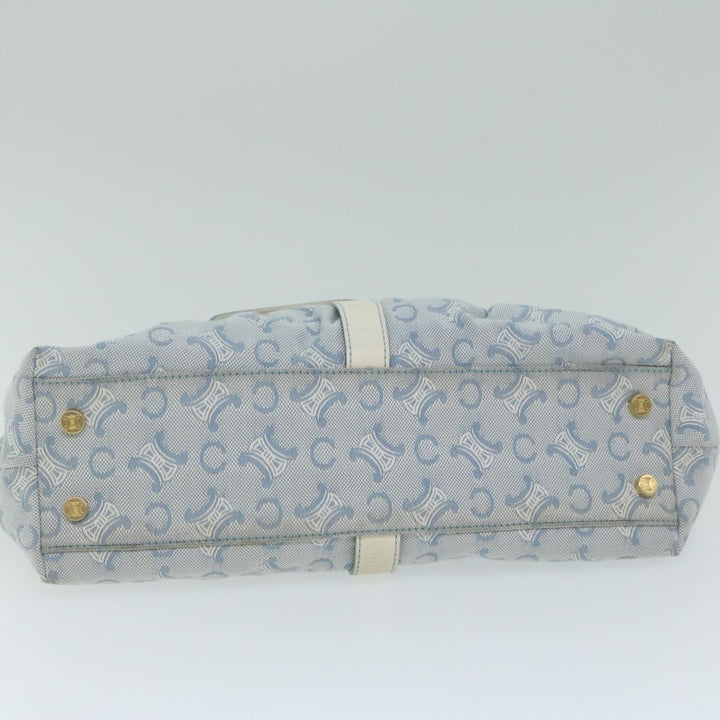 Celine Paris Macadam Canvas Hand Bag Blue  ar11152B