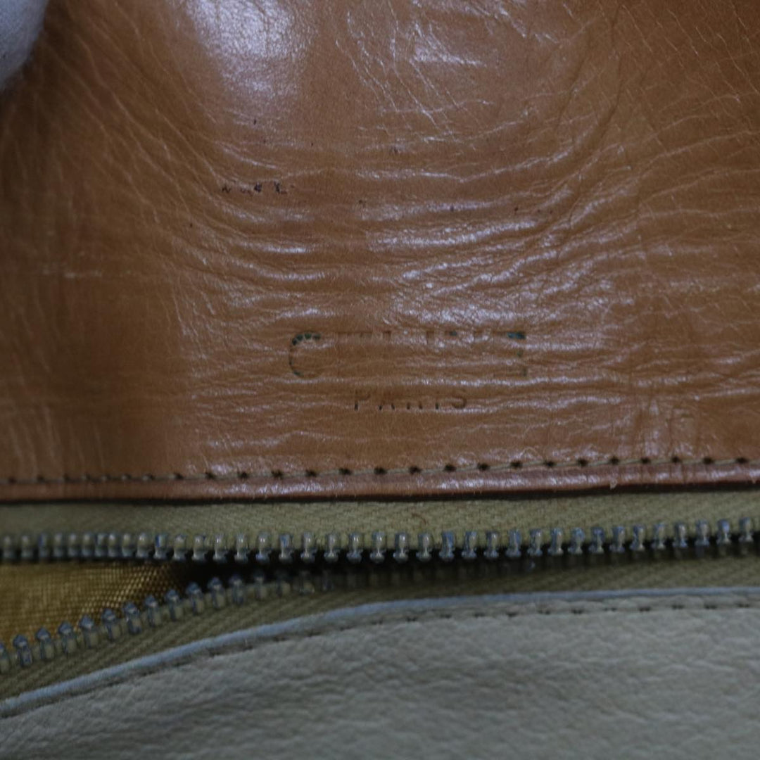 Celine Macadam Canvas Shoulder Bag Beige  ar11449B