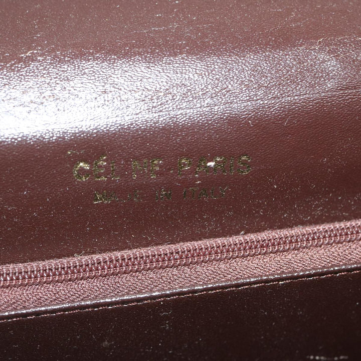 Celine C Macadam Canvas Shoulder Bag Beige Auth ar11457B