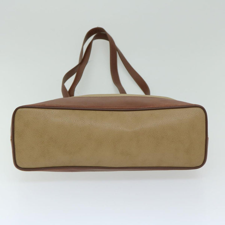 BurberrySs Shoulder Bag PVC Beige Auth ar11499