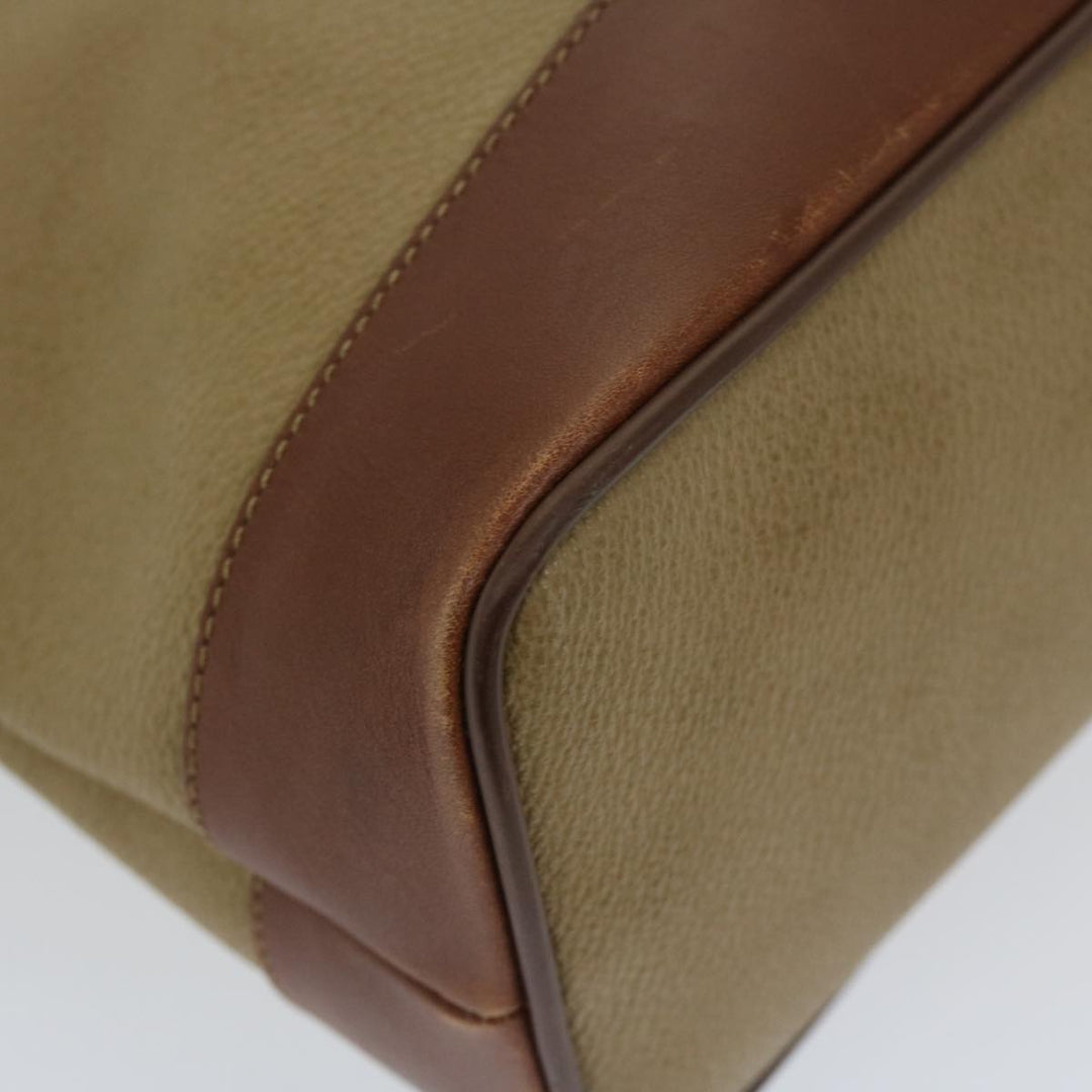BurberrySs Shoulder Bag PVC Beige Auth ar11499