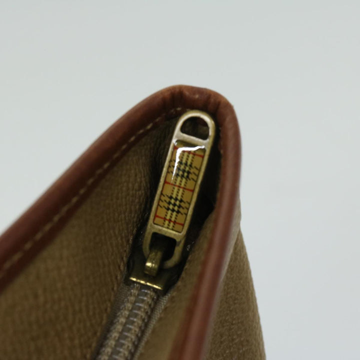BurberrySs Shoulder Bag PVC Beige Auth ar11499